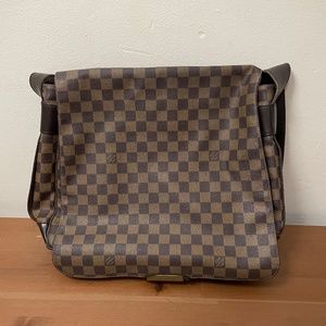 Preowned Louis Vuitton Damier Ebene Abbsesses Shoulder Bag